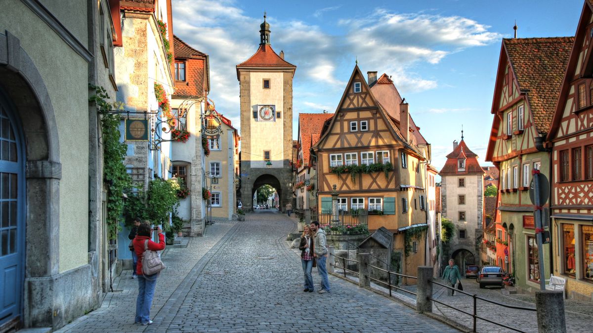 Středověký Rothenburg vytvořil kulisu mnoha filmům
